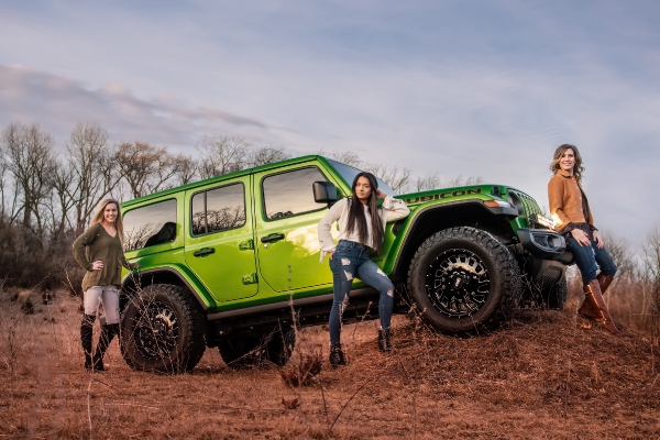 Jeep Girls - Kim, Kelsey Jackson, and Cora Nakos